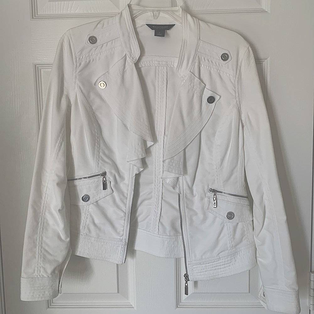WHBM white jacket size 2
